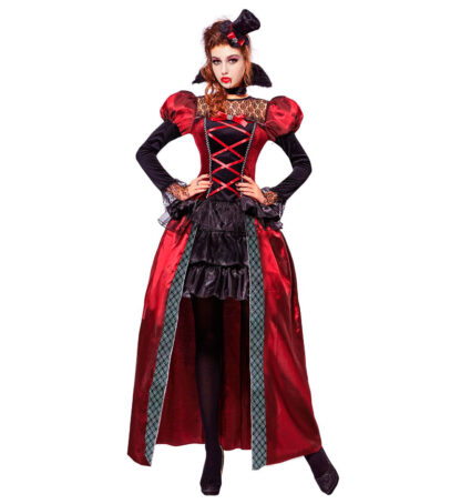 Costum vampirita stil victorian halloween h0hs rz