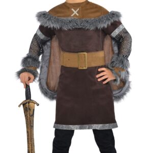 Costum viking 8-10 ani