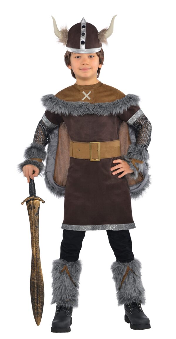 Costum viking 8-10 ani