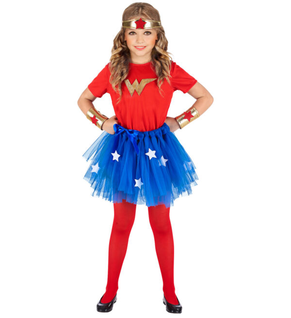 Costum wonder girl 4-5 ani