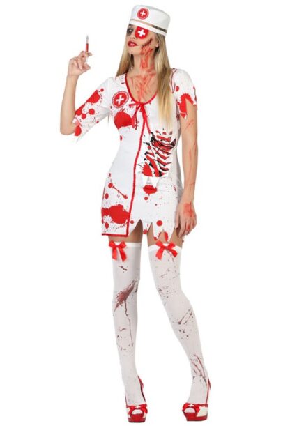 Costum zombie asistenta horror sm marimea m s sm 1