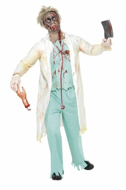 Costum zombie doctor adult marimea l