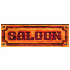 Decor western saloon