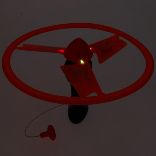 Disc zburator luminos cu dispozitiv de lansare portocaliu 25 cm 321886 4