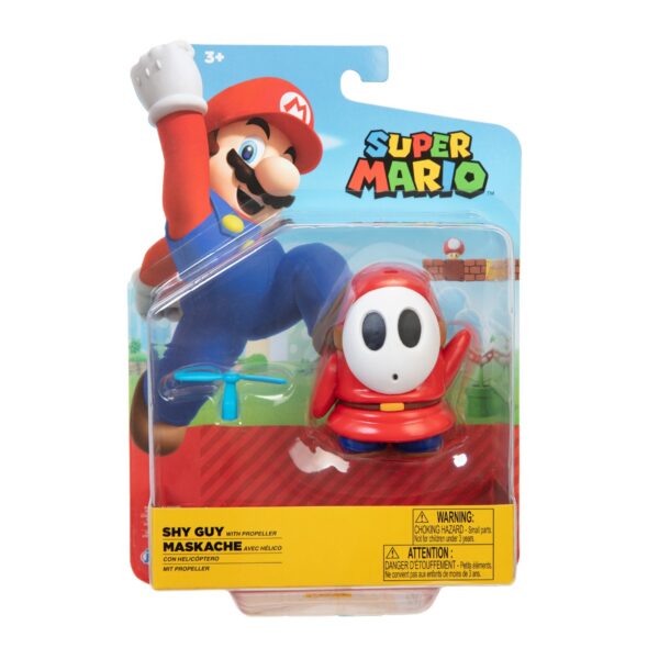 Figurina 10 cm cu elice, nintendo mario