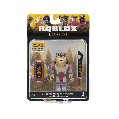 Figurina blister roblox celebrity roblox lion knight