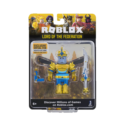 Figurina blister roblox celebrity, roblox, lord of the federation