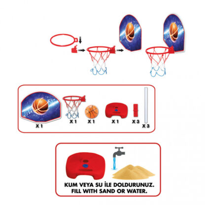 Footed Basketball Set 322787 4