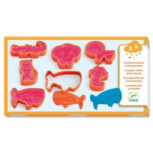 Forme pentru plastilina si stampile djeco, animale salbatice