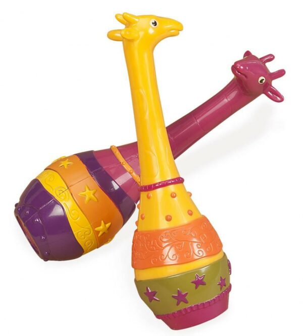 Girafe maracas b toys