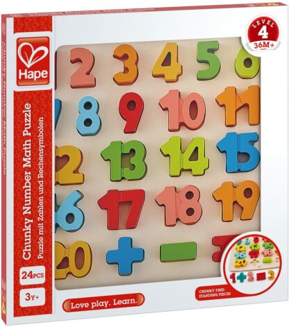 Hape puzzle matematica chunky