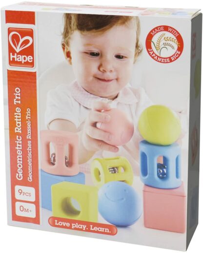 Hape set 3 zornaitoare forme geometrice