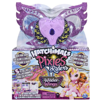 Hatchimals set de joaca cu figurine pixies riders violet 1