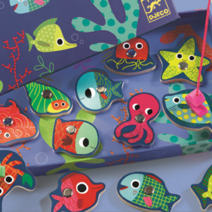 Joc de pescuit magnetic pesti colorati djeco