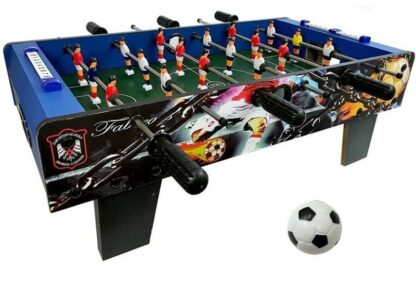 Joc masa de fotbal din lemn pentru copii multicolor leantoys 4836