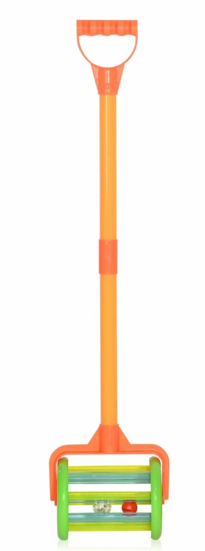 Jucarie de impins cu tija 60 cm ball orange 1 scaled