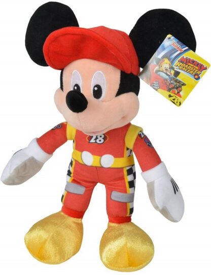 Jucarie de plus mickey mouse 25cm roadster racers