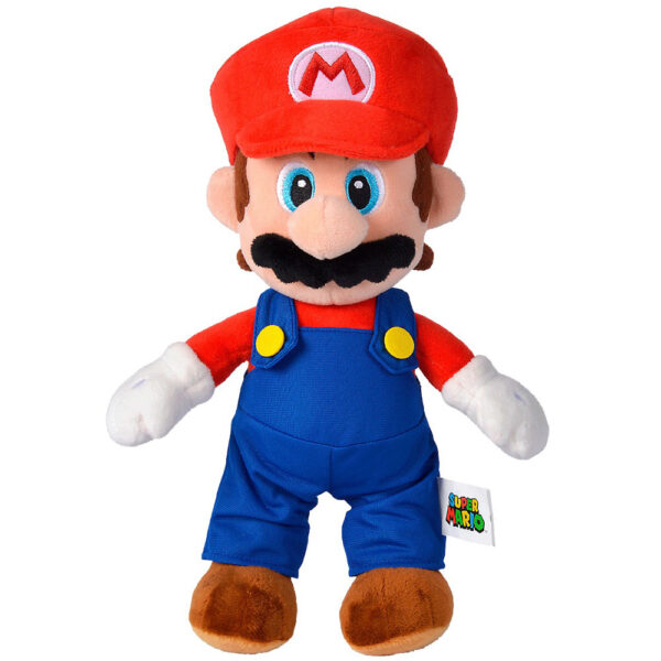 Jucarie de plus simba mario, super mario, 30 cm
