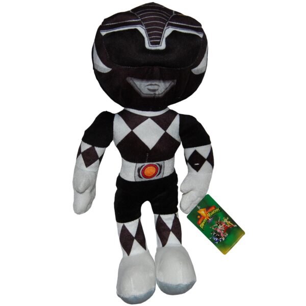 Jucarie din plus black ranger, power rangers, 37 cm