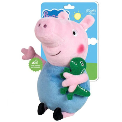 Jucarie din plus cu sunete george peppa pig 21 cm