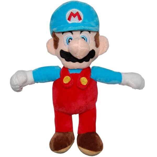 Jucarie din plus mario cu sapca bleu, 30 cm
