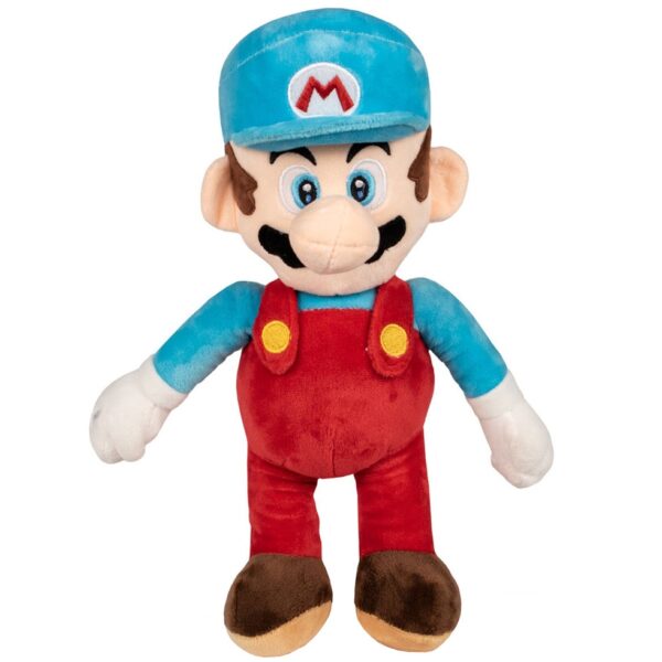 Jucarie din plus mario ice (sapca bleu), super mario, 36 cm