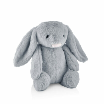 Jucarie din plus pentru copii babyjem sleeping mate midi bunny culoare roz