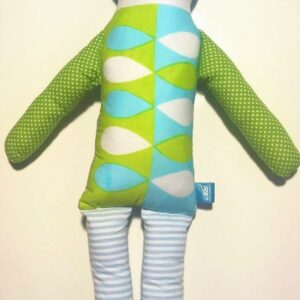 Jucarie textila print doll 36 cm ug-af02
