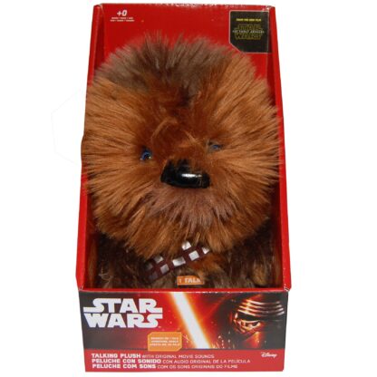 Jucarie vorbitoare din plus star wars chewbacca 21 cm