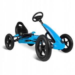 Kart cu pedale si roti gonflabile, gokart rk-592 ricokids 759200, albastru