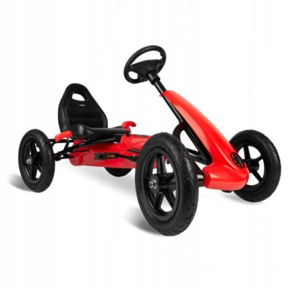 Kart cu pedale si roti gonflabile gokart rk 592 ricokids 759201 rosu