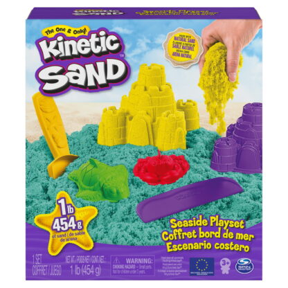 Kinetic sand set de joaca marin cu nisip si forme