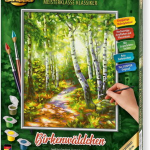 Kit pictura pe numere schipper lemn de mesteacan