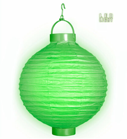 Lampion luminos verde