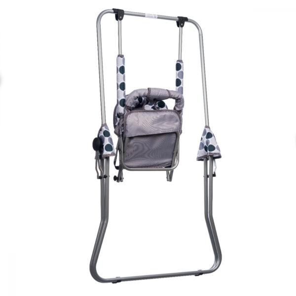 Leagan pentru copii Top Kids pentru interior si exterior Grey Dots - imagine 2