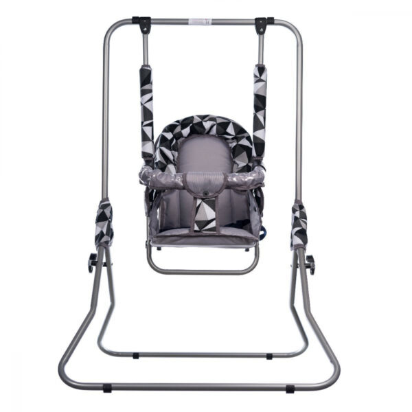 Leagan pentru copii Top Kids pentru interior si exterior Grey Romb - imagine 3