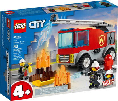 Lego city camion de pompieri cu scara 60280