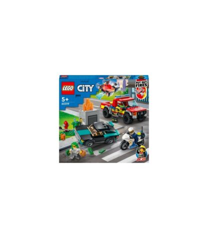 Lego city stingere de incendiu si urmarire politista 60319