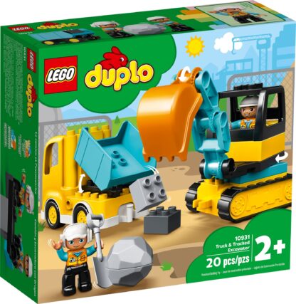 Lego duplo camion si excavator pe senile 10931