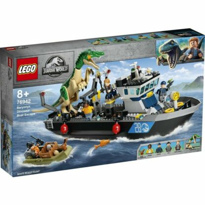 Lego jurassic world evadarea cu barca a dinozaurului