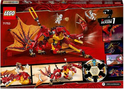 Lego ninjago legacy atacul dragonului de foc 71753