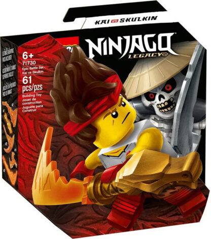 Lego ninjago set de lupta epica kai contra skulkin 71730