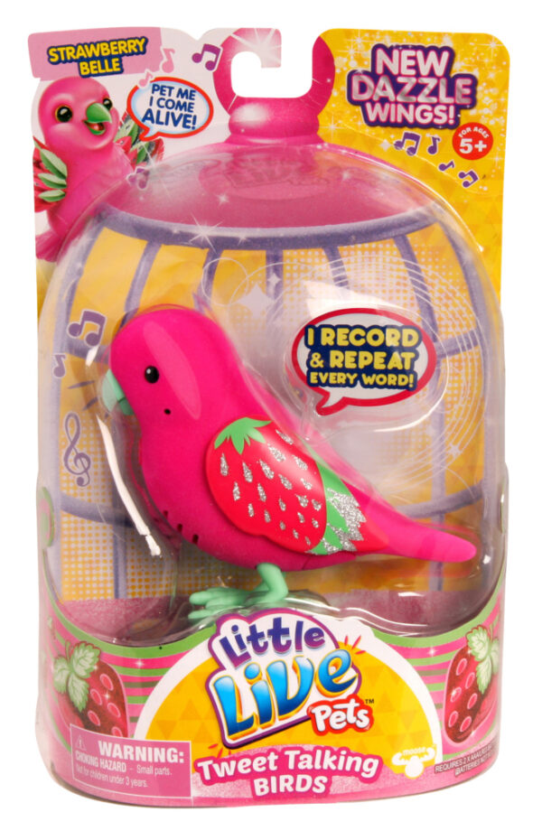 Little live pets pasare electronica s4 strawberry belle