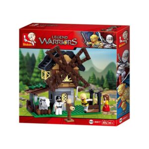 Set de constructie Razboinici Legendari, Moara de Vant, 291 piese, Sluban