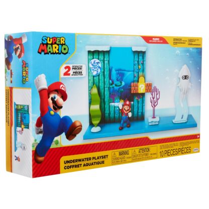 Mario nintendo set de joaca subacvatic cu figurina 6 cm