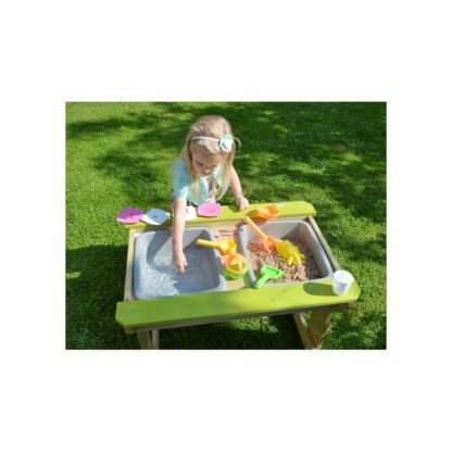 Masa de picnic senzoriala cu loc pentru nisip si apa T1 Wendi Toys 294692 0