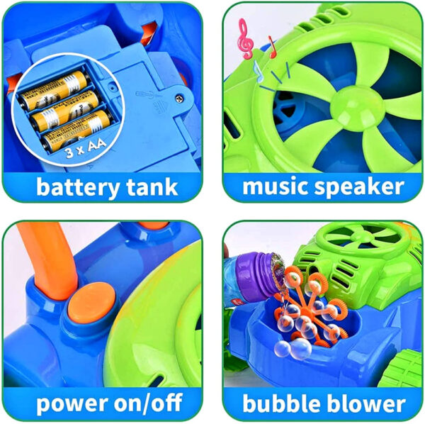 Masina de tuns iarba cu baloane Super Bubble - imagine 2