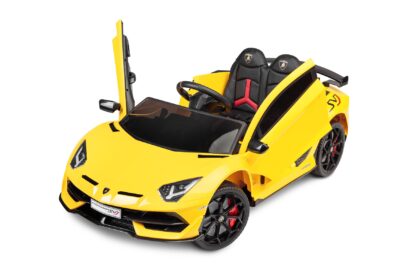 Masinuta electrica cu telecomanda toyz lamborghini aventador svj 12v yellow