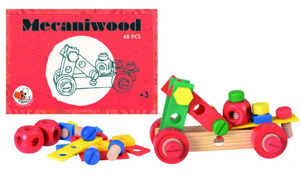 Mecaniwood egmont, set 48 piese