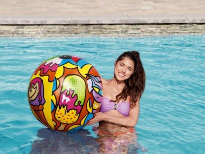 Minge gonflabila de plaja si piscina multicolora 91 cm Bestway 31044 324121 1